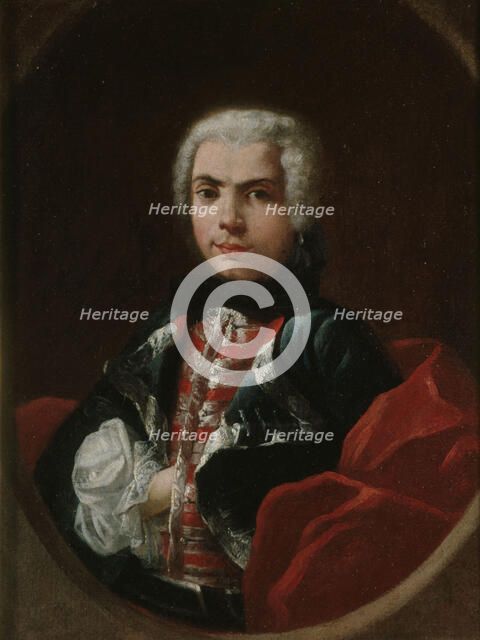 Portrait of the singer Farinelli (Carlo Broschi) (1705-1782), c. 1740.