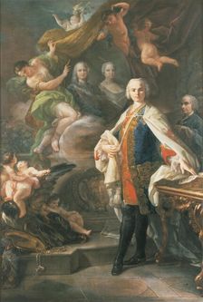 Portrait of the singer Farinelli (Carlo Broschi) (1705-1782), c.1753. Creator: Giaquinto, Corrado (1703-1766)