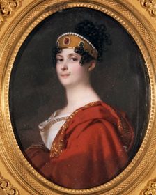 Portrait of the singer Giuseppina Grassini (1773-1850) . Creator: Quaglia, Ferdinando (1780-1853)