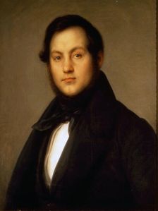 Portrait of the singer Ignazio Marini (1811-1873). Creator: Carnovali (Il Piccio), Giovanni (1804-1873)