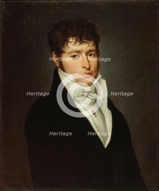 Portrait of the singer Jean Elleviou (1769-1842), 1809. Creator: Maignen de Sainte-Marie, Désiré Adelaïde Charles (1794-1834).
