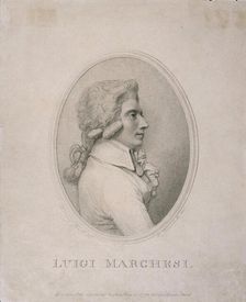 Portrait of the singer Luigi Marchesi (1754-1829), 1790. Creator: Schiavonetti, Luigi (1765-1810)