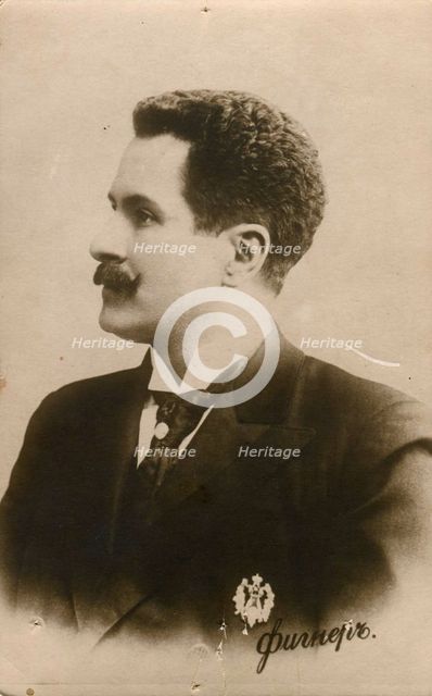 Portrait of the singer Nikolay Nikolayevich Figner (1857-1918), 1890s.