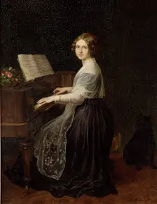 Portrait of the Soprano Jenny Lind (1820-1887), 1845