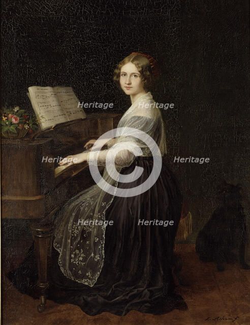 Portrait of the Soprano Jenny Lind (1820-1887), 1845.