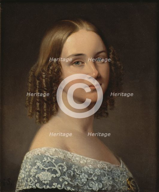Portrait of the Soprano Jenny Lind (1820-1887), after 1844.