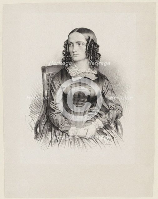 Portrait of the Soprano Teresina (Teresa) Brambilla (1845-1921), .