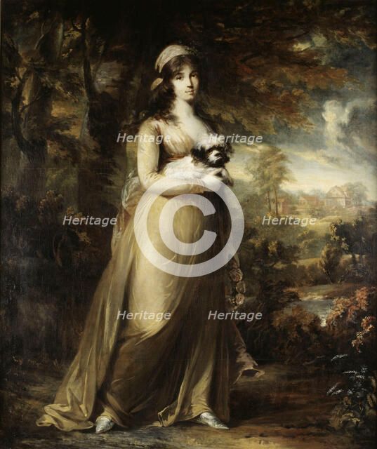 Portrait of the Teresa Vandoni, 1797. Artist: Breda, Carl Frederik von (1759-1818)