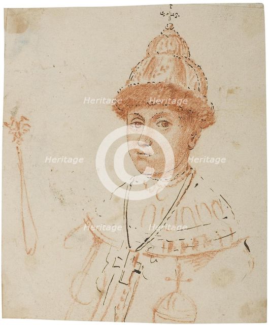 Portrait of the Tsar Feodor (Theodore) III Alexeevich of Russia (1661-1682).