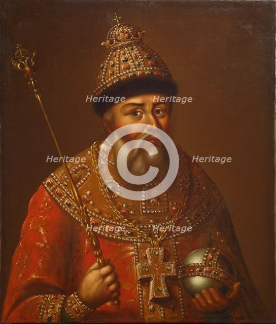 Portrait of the Tsar Ivan IV the Terrible (1530-1584), Second Half of the 18th cen. Creator: Anonymous.