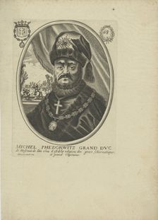 Portrait of the Tsar Michail I Fyodorovich of Russia (1596-1645), um 1640-1650. Creator: Moncornet, Balthazar (1600-1668)