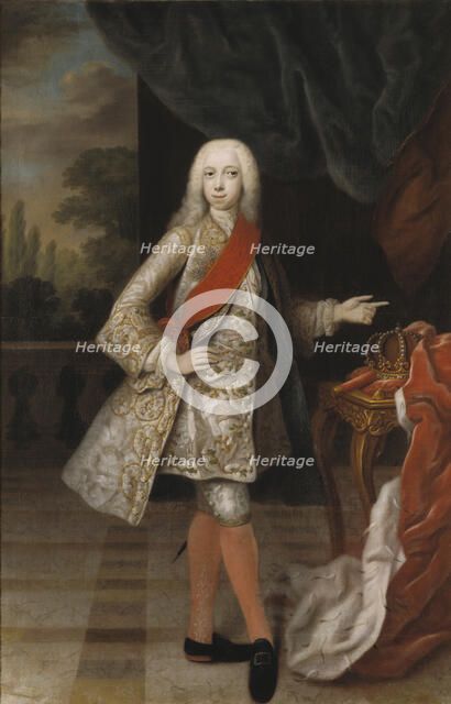 Portrait of the Tsar Peter III of Russia (1728-1762).