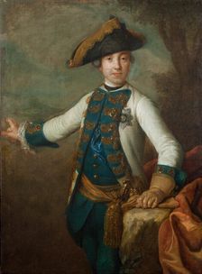 Portrait of the Tsar Peter III of Russia (1728-1762), Early 1760s