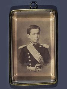 Portrait of the Tsarevich Nikolay Aleksandrovich of Russia (1868-1918), 1881