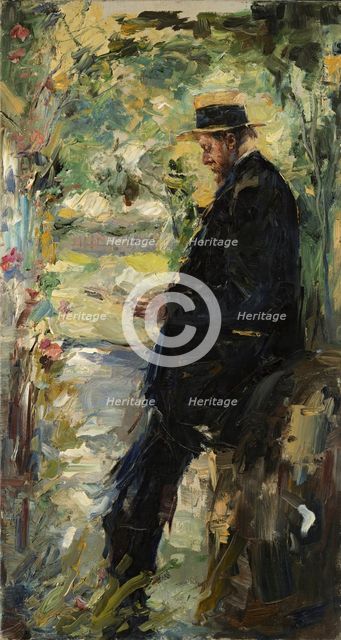 Portrait of the Veterinarian Reindl, 1905. Creator: Aleksey Korin.