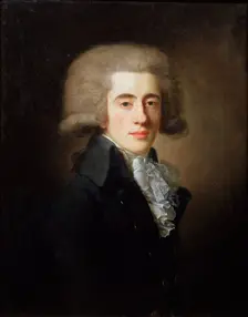 Portrait of the Vice-chancellor Nikita Panin (1770-1837), 1792. Artist: Jean Louis Voille