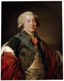 Portrait of the Vice-Chancellor Prince Alexander Kurakin 1797. Artist: Elisabeth Louise Vigee-LeBrun