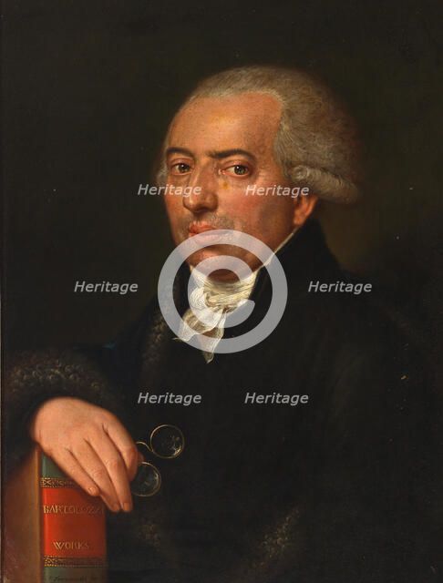 Portrait of the Viennese art and music dealer Carlo Mechetti (1747-1811), c 1780. Creator: Ferracuti (active Early 19th cen.).