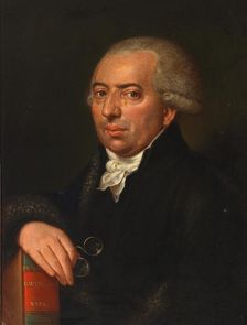 Portrait of the Viennese art and music dealer Carlo Mechetti (1747-1811), c 1780. Creator: Ferracuti (active Early 19th cen.)