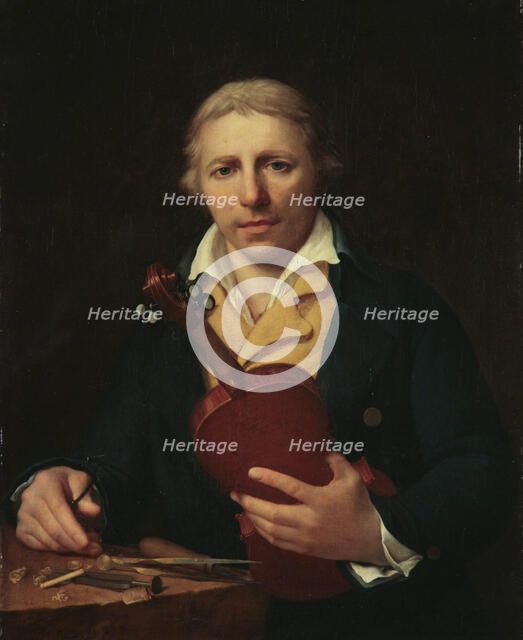 Portrait of the violin maker Nicolas Lupot (1758-1824), 1805.