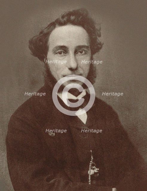 Portrait of the violinist and composer Camillo Sivori (1815-1894) , ca 1865. Creator: Anonymous.