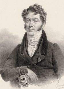 Portrait of the violinist and composer Charles Philippe Lafont (1781-1839). Creator: Constans, Charles (1778-1847)