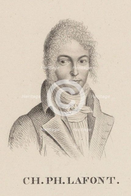 Portrait of the violinist and composer Charles Philippe Lafont (1781-1839). Creator: Ledru, Hilaire (1769-1840).