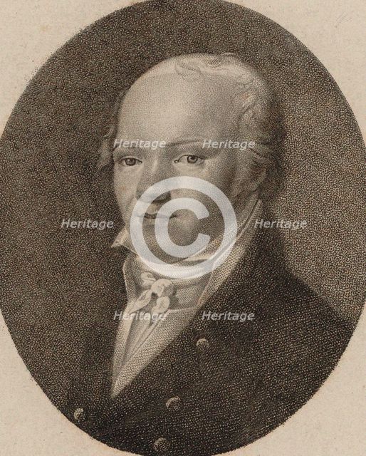 Portrait of the violinist and composer Andreas Romberg (1767-1821), c. 1800. Creator: Anonymous.