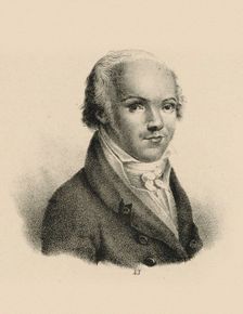 Portrait of the violinist and composer Andreas Romberg (1767-1821), c. 1815. Creator: Anonymous