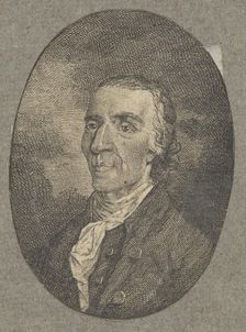 Portrait of the violinist and composer Bazyli Bohdanowicz (1740-1817), c. 1810. Creator: Anonymous