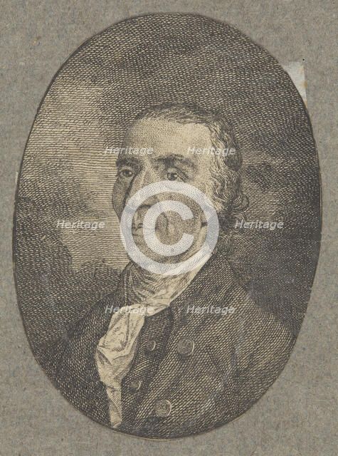 Portrait of the violinist and composer Bazyli Bohdanowicz (1740-1817), c. 1810. Creator: Anonymous.