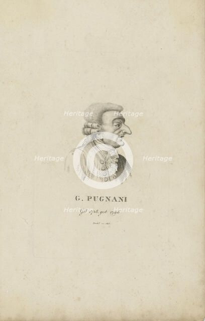 Portrait of the violinist and composer Gaetano Pugnani 1731-1798) , 1815. Creator: Riedel, Carl Traugott (1769-c. 1832).