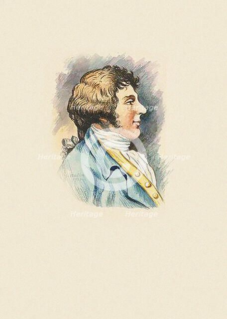 Portrait of the violinist and composer Giovanni Giornovichi (1747-1804). Creator: Anonymous.