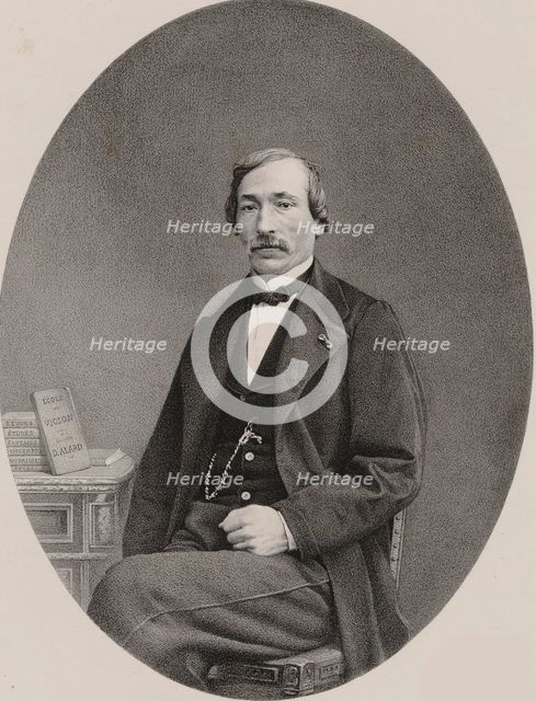 Portrait of the violinist and composer Delphin Alard (1815-1888) , 1870. Creator: Anonymous.