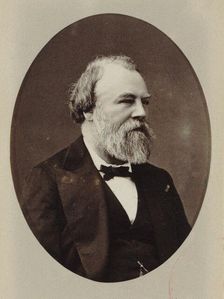 Portrait of the violinist and composer Édouard Deldevez (1817-1897), 1870. Creator: Disdéri, André Adolphe-Eugène (1819-1889)