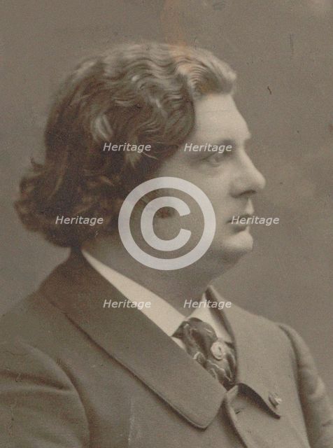 Portrait of the violinist and composer Eugène Ysaye (1858-1931) , 1907. Creator: Anonymous.