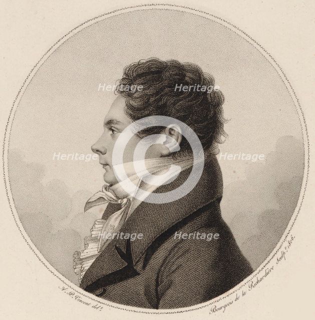 Portrait of the violinist and composer Ferdinand Gasse (1780-c. 1840), 1806.