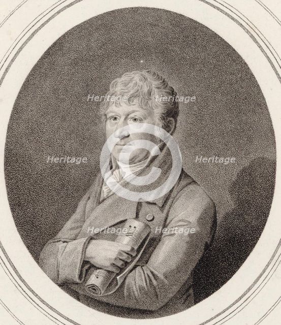 Portrait of the violinist and composer Franz Krommer (1759-1831). Creator: Neidl, Johann (1776-1832).