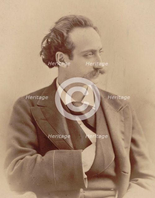 Portrait of the violinist and composer Henri Ketten (1848-1883). Creator: Photo studio Pagliano e Ricordi, Milano  .