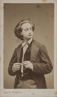 Portrait of the violinist and composer Henri Ketten (1848-1883). Creator: Photo studio Legé & Bergeron