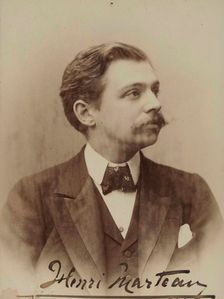 Portrait of the violinist and composer Henri Marteau (1874-1934) , 1898. Creator: Dupont, Aimé (1842-1900)