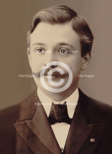 Portrait of the violinist and composer Henri Marteau (1874-1934). Creator: Photo studio N. Raschkow, Breslau  .