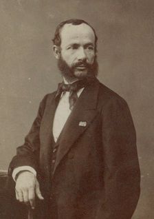 Portrait of the violinist and composer Henri Vieuxtemps (1820-1881), 1870s. Creator: Photo studio Nadar