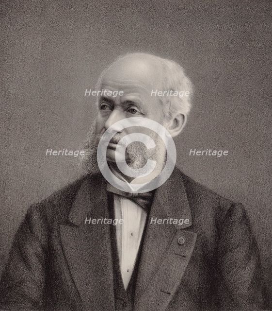Portrait of the violinist and composer Henri Vieuxtemps (1820-1881), 1895. Creator: Anonymous.