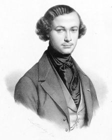 Portrait of the violinist and composer Henri Vieuxtemps (1820-1881), Between 1839 and 1845