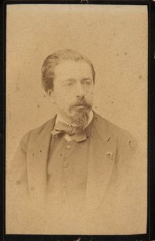 Portrait of the violinist and composer Henryk Wieniawski (1835-1880). Creator: Mieczkowski, Jan (1830-1889)