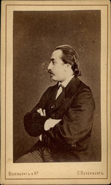Portrait of the violinist and composer Henryk Wieniawski (1835-1880). Creator: Photo studio Wesenberg