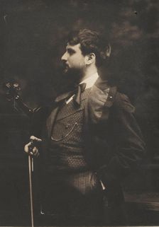 Portrait of the violinist and composer Joan Manén y Planas (1883-1971) , c. 1910. Creator: Audouard, Pau (1857-1918)