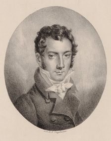 Portrait of the violinist and composer Josef Mayseder (1789-1863). Creator: Engelmann, Godefroy (1788-1839)