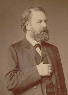 Portrait of the violinist and composer Joseph Joachim (1831-1907) , 1887. Creator: Photo studio Loescher & Petsch, Berlin